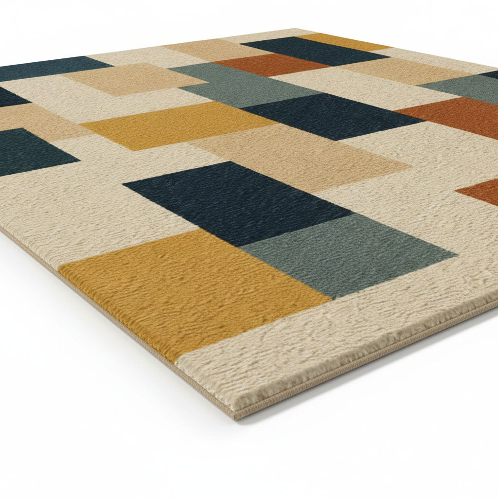 ZEK - Hand Tufted Geometric Carpet